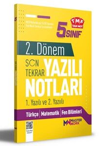 Master Work Yayınları 5.Sınıf 2.Dönem 1. VE 2. Yazılı Notları #1