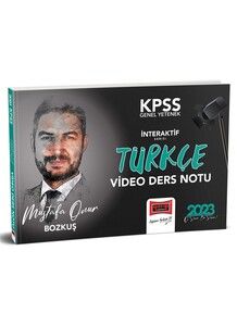 Yargı Yayınları 2023 KPSS Genel Yetenek İnteraktif Serisi Türkçe Video Ders Notları #1