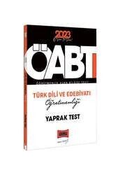 Yargı Yayınları 2023 KPSS ÖABT Türk Dili ve Edebiyatı Öğretmenliği Çek Kopart Yaprak Test #1