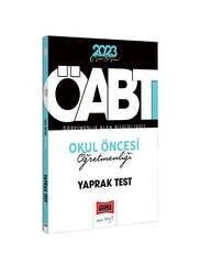 Yargı Yayınları 2023 KPSS ÖABT Okul Öncesi Öğretmenliği Çek Kopart Yaprak Test #1