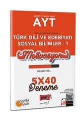 Yargı Yayınları AYT Türk Dili ve Edebiyatı Sosyal Bilimler-1 5x40 Deneme #1