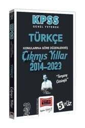 Yargı Yayınları 2024 KPSS Genel Yetenek Türkçe Konularına Göre Düzenlenmiş Tamamı Çözümlü Çıkmış Yıllar (2014-2023) #1