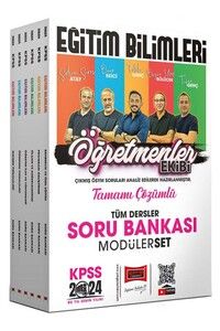 Yargı Yayınları 2024 KPSS Eğitim Bilimleri Öğretmenler Ekibi Tüm Dersler Tamamı Çözümlü Modüler Soru Bankası Seti #1