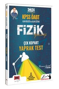 Yargı Yayınları 2024 KPSS ÖABT Fizik Öğretmenliği Yaprak Test #1