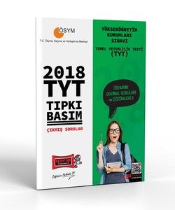 Yargı Yayınları 2018 TYT Tıpkı Basım Çıkmış Sorular #1