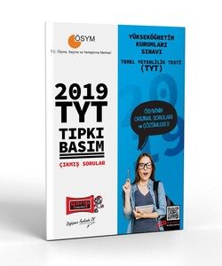 Yargı Yayınları 2019 TYT Tıpkı Basım Çıkmış Sorular #1