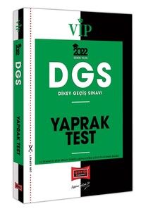 Yargı Yayınları 2022 VİP DGS Yaprak Test #1