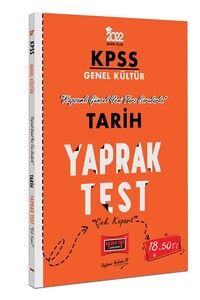 Yargı Yayınları 2022 KPSS Lisans GK Tarih Yaprak Test #1