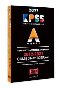 Yargı Yayınları 2022 KPSS A Grubu Hukuk İktisat Maliye Muhasebe 2012-2021 Çıkmış Sınav Soruları #1