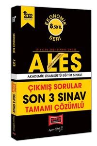 Yargı Yayınları 2022 ALES Ekonomik Seri Tamamı Çözümlü Son 3 Sınav Çıkmış Sorular #1