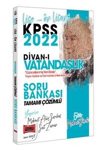 Yargı Yayınları 2022 KPSS Lise Ön Lisans Divanı Vatandaşlık Tamamı Çözümlü Soru Bankası #1
