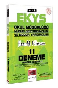 Yargı Yayınları 2022 EKYS Okul Müdürlüğü Müdür Başyardımcılığı ve Müdür Yardımcılığı Hazırlık Kılavuzu Tamamı Çözümlü 11 Deneme #1