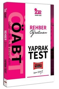 Yargı Yayınları 2022 ÖABT Rehber Öğretmen Yaprak Test #1