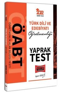 Yargı Yayınları 2022 ÖABT Türk Dili ve Edebiyatı Öğretmenliği Yaprak Test #1
