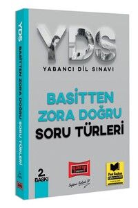Yargı Yayınları YDS Basitten Zora Doğru Soru Türleri 2. Baskı #1