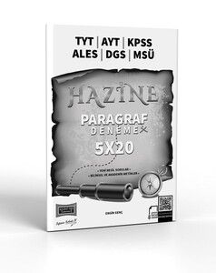 Yargı Yayınları TYT AYT KPSS ALES DGS MSÜ Hazine Paragraf 5x20 Deneme Sınavı #1