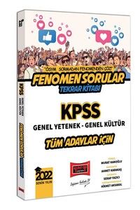 Yargı Yayınları 2022 KPSS GY GK Tüm Adaylar İçin Fenomen Sorular Tekrar Kitabı #1