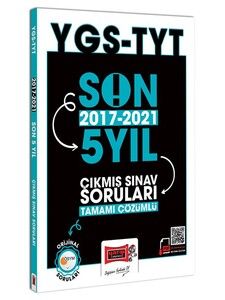 Yargı Yayınları TYT Son 5 Yıl (2017-2021) Tamamı Çözümlü Çıkmış Sınav Soruları #1