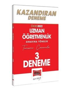 Yargı Yayınları 2022 Uzman Öğretmenlik Sınavı Yönelik Tamamı Çözümlü Kazandıran 3 Deneme #1