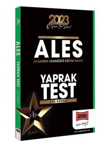 Yargı Yayınları 2023 ALES Çek Kopart Yaprak Test #1