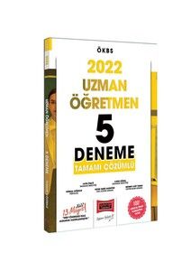 Yargı Yayınları 2022 ÖKBS Uzman Öğretmen Tamamı Çözümlü 5 Deneme Sınavı #1