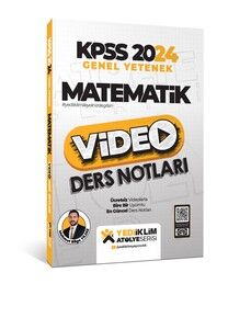 YEDİİKLİM YAYINLARI 2024 KPSS ATÖLYE SERİSİ MATEMATİK VİDEO DERS NOTLARI-MEHMET BİLGE YILDIZ #1