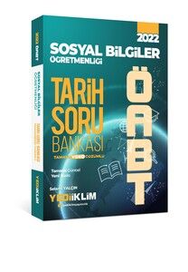 Yediiklim Yayınları 2022 ÖABT Sosyal Bilgiler Öğretmenliği Tarih Tamamı Video Çözümlü Soru Bankası #1