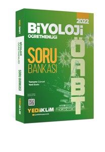 Yediiklim Yayınları 2022 ÖABT Biyoloji Öğretmenliği Soru Bankası #1