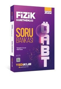 Yediiklim Yayınları 2022 ÖABT Fizik Öğretmenliği Soru Bankası #1