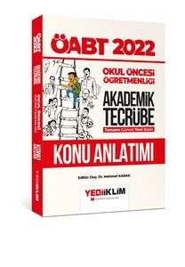 Yediiklim Yayınları 2022 ÖABT Akademik Tecrübe Okul Öncesi Öğretmenliği Konu Anlatımı #1