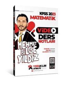Yediiklim Yayınları 2023 KPSS Atölye Serisi Matematik Video Ders Notları #1