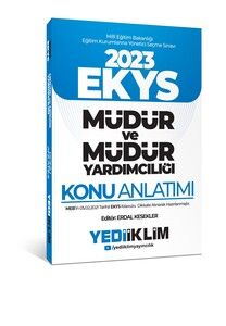 Yediiklim Yayınları 2023 MEB EKYS Müdür ve Müdür Yardımcılığı Konu Anlatımı #1