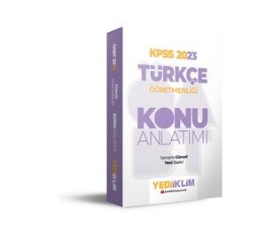 Yediiklim Yayınları 2023 ÖABT Türkçe Öğretmenliği Konu Anlatımı #1