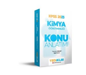 Yediiklim Yayınları 2023 ÖABT Kimya Öğretmenliği Konu Anlatımı #1