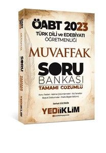 Yediiklim Yayınları 2023 ÖABT Türk Dili ve Edebiyatı Öğretmenliği Muvaffak Tamamı Çözümlü Soru Bankası #1