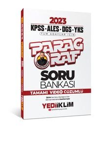 Yediiklim Yayınları 2023 KPSS ALES DGS YKS Tüm Adaylar İçin Paragraf Soru Bankası Tamamı Video Çözümlü #1