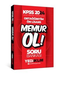 Yediiklim Yayınları 2024 KPSS Ortaöğretim-Önlisans Memur Ol Soru Bankası #1