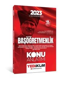 Yediiklim Yayınları 2023 T.C. Millî Eğitim Bakanlığı Başöğretmenlik Konu Anlatımı #1