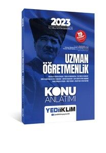 Yediiklim Yayınları 2023 T.C. Millî Eğitim Bakanlığı Uzman Öğretmenlik Konu Anlatımı #1