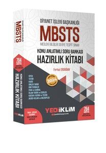 Yediiklim Yayınları 2024 Diyanet İşleri Başkanlığı MBSTS Konu Anlatımlı Soru Bankası Hazırlık Kitabı #1