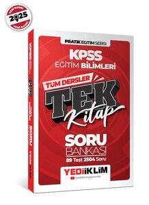 Yediiklim Yayınları 2024 KPSS Eğitim Bilimleri Tüm Dersler Tek Kitap Soru Bankası #1