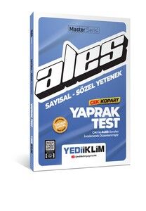 Yediiklim Yayınları Ales Sayısal -Sözel Yetenek Çek Kopart Yaprak Test #1