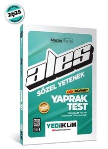 Yediiklim Yayınları Ales Sözel Yetenek Çek Kopart Yaprak Test #1