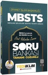 Yediiklim Yayınları Diyanet İşleri Başkanlığı MBSTS Tamamı Çözümlü Soru Bankası #1