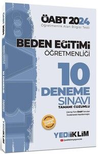 Yediiklim Yayınları 2024 ÖABT Beden Eğitimi Öğretmenliği Tamamı Çözümlü 10 Deneme Sınavı #1