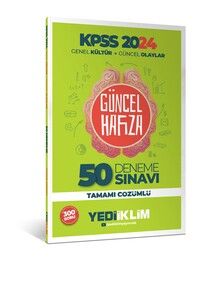 Yediiklim Yayınları 2024 KPSS Genel Kültür Güncel Olaylar Tamamı Çözümlü 50 Deneme (300 Soru) #1