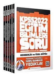 Yediiklim Yayınları 2022 KPSS Eğitim Bilimleri Tamamı Çözümlü Soru Bankası Modüler Set #1