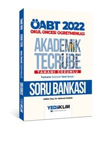 Yediiklim Yayınları 2022 ÖABT Okul Öncesi Öğretmenliği Akademik Tecrübe Tamamı Çözümlü Soru Bankası #1