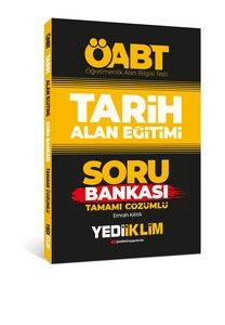 Yediiklim Yayınları 2022 ÖABT Tarih Alan Eğitimi Tamamı Çözümlü Soru Bankası #1