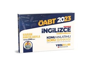 Yediiklim Yayınları 2023 ÖABT İngilizce Öğretmenliği Kavram Haritalarıyla Konu Anlatımlı Soru Bankası #1